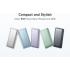 Anker 533 Power Bank10000mah Portable Charger-A1249 (PowerCore 25W) With 3 Port, 2 USB-C, 1 USB-A Fast Charging Battery Pack For iPhone Series, iPad, Samsung, Android and More - White